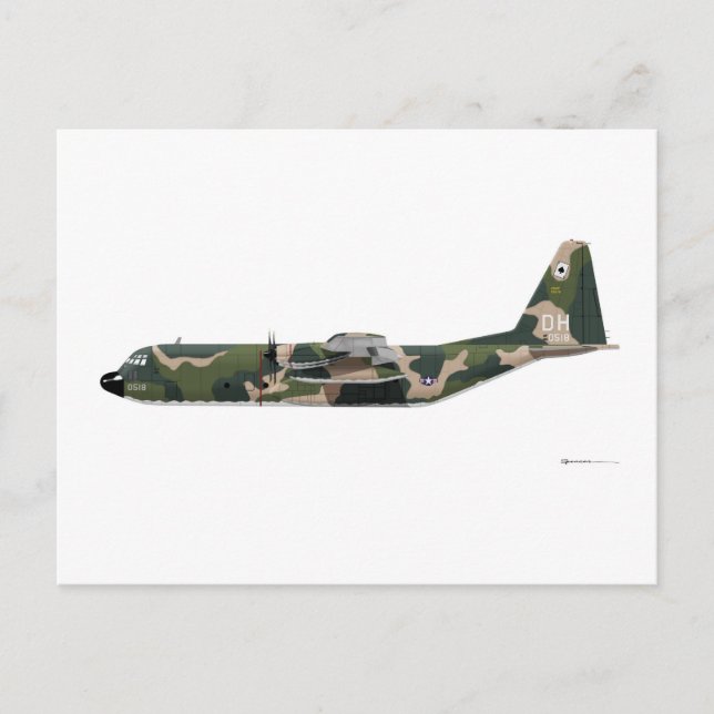 Cartão Postal Lockheed C- 130 Hércules Vietnã (Frente)