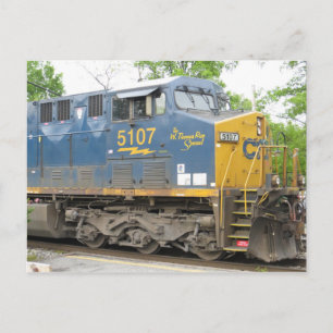 Cartão Postal Locomotiva