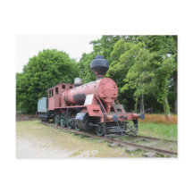 Locomotiva a Vapor Americana Antiga