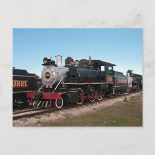 Cartão Postal Locomotiva a vapor, Cuba