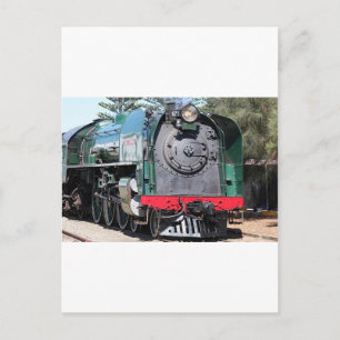 Cartão Postal Locomotiva a vapor, Goolwa, Austrália do Sul