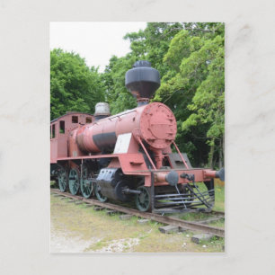 Cartão Postal Locomotiva Vintage American Steam