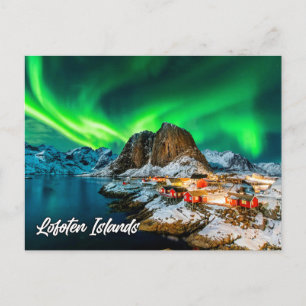 Cartão Postal Lofoten Islands, Noruega
