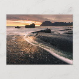 Cartão Postal Lofoten Islands Norway