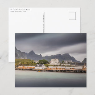 Cartão Postal Lofoten Islands Norway
