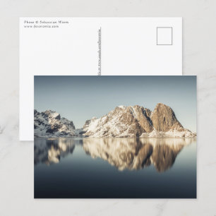Cartão Postal Lofoten Islands Norway