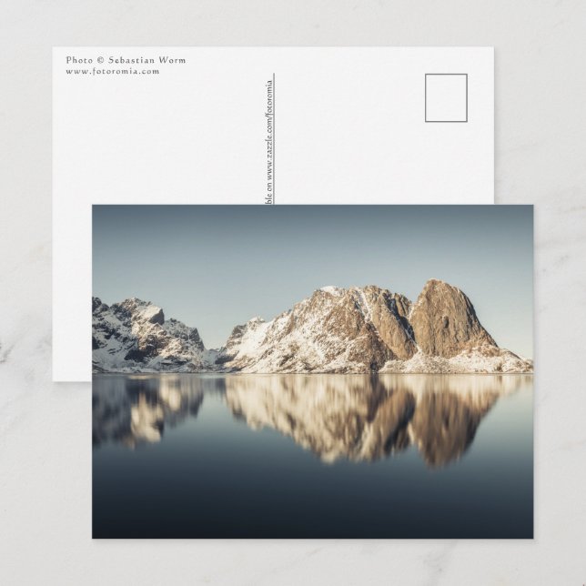 Cartão Postal Lofoten Islands Norway (Frente/Verso)