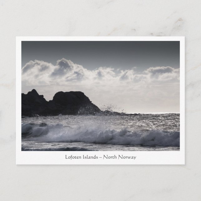 Cartão Postal Lofoten Islands Norway (Frente)