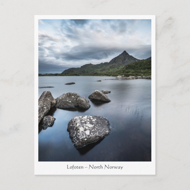 Cartão Postal Lofoten Noruega (Frente)