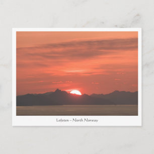 Cartão Postal Lofoten Noruega
