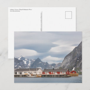 Cartão Postal Lofoten Noruega