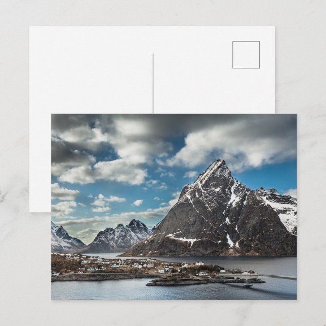 Cartão Postal Lofoten Noruega (Frente/Verso)