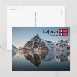 Cartão Postal Lofoten Noruega