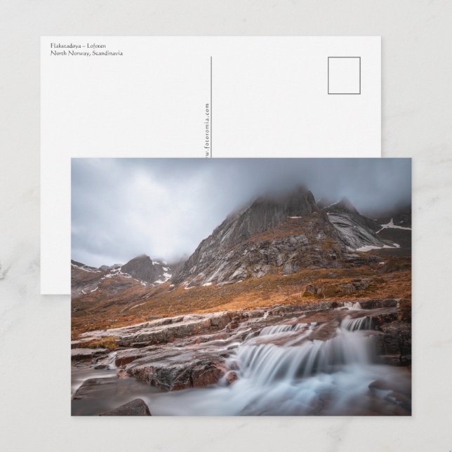 Cartão Postal Lofoten Noruega (Frente/Verso)