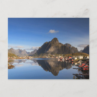 Cartão Postal Lofoten - Village of Reine postal card no text