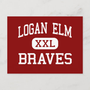 Cartão Postal Logan Elm - Braves - Alto - Circleville Ohio