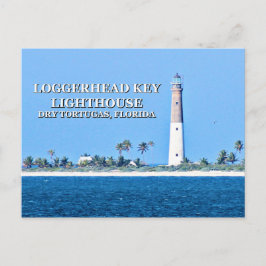 Cartão Postal Loggerhead Key Lighthouse, Cartão-postal da Flórid