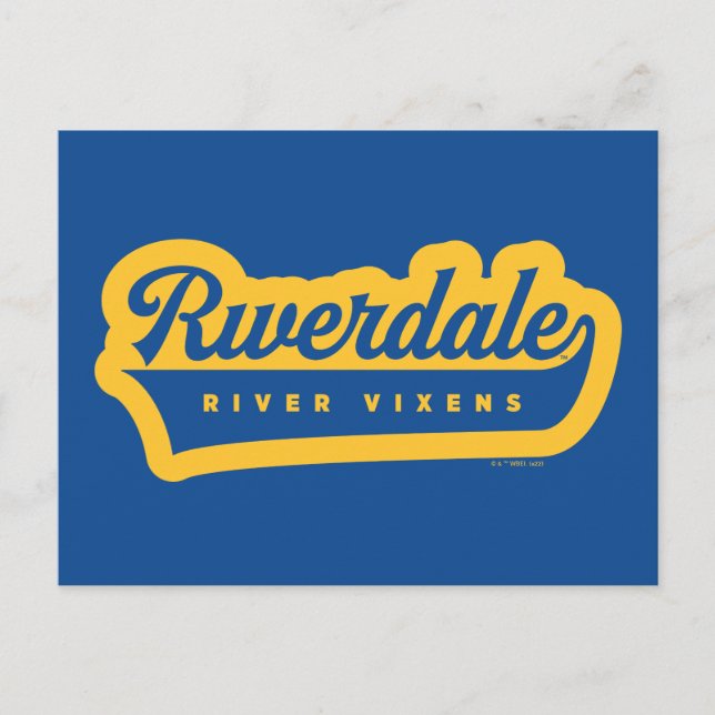 Cartão Postal Logo Riverdale River Vixens (Frente)