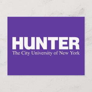 Cartão Postal Logotipo Acadêmico da Hunter College CUNY