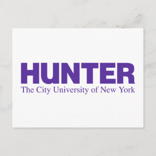 Cartão Postal Logotipo Acadêmico Hunter College CUNY