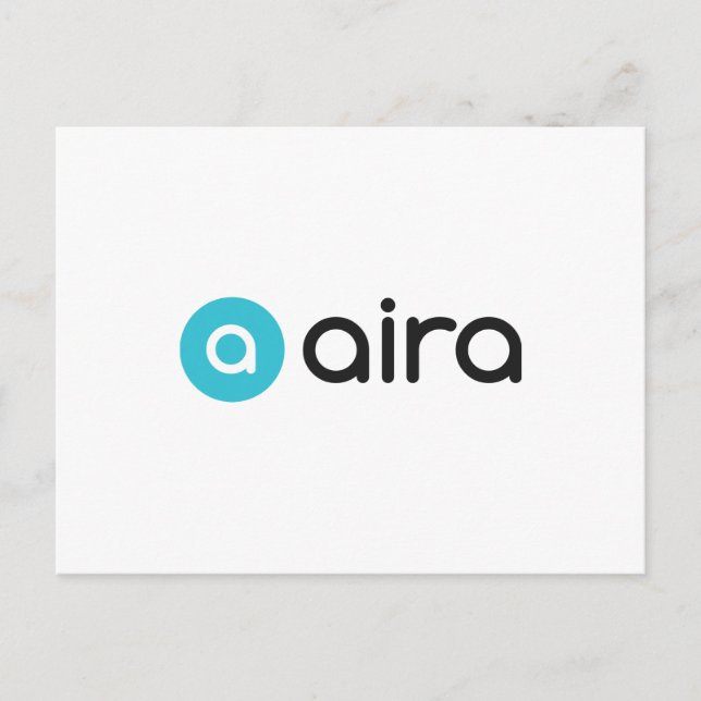 Cartão Postal Logotipo Aira (Frente)