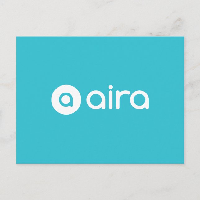 Cartão Postal Logotipo Aira (Frente)