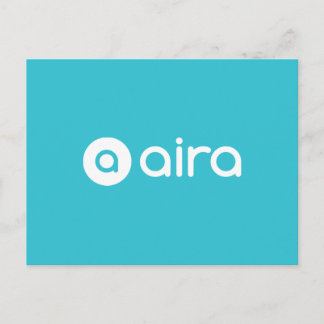 Cartão Postal Logotipo Aira