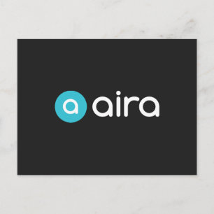Cartão Postal Logotipo Aira