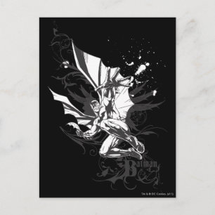Cartão Postal logotipo batman detalhado
