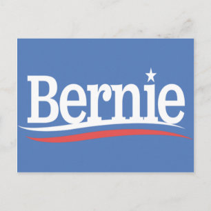 Cartão Postal Logotipo Bernie