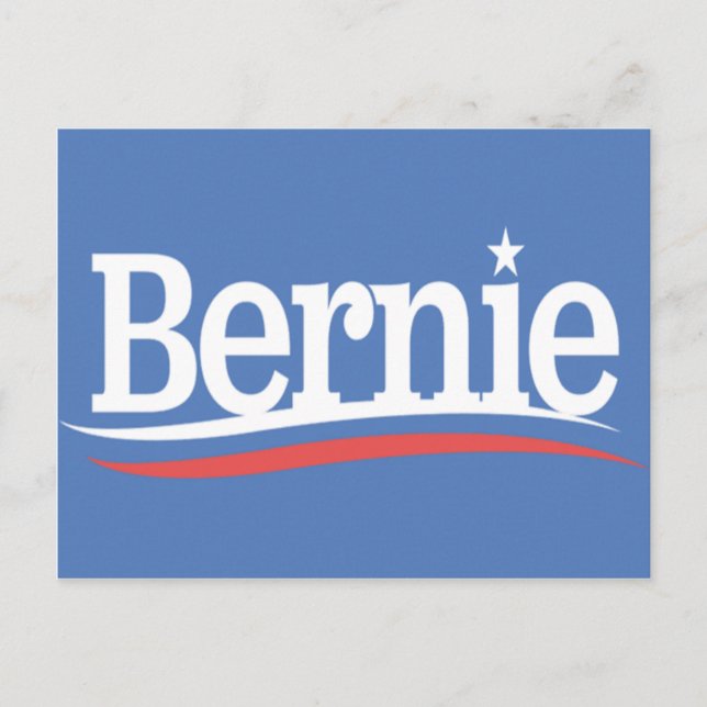Cartão Postal Logotipo Bernie (Frente)