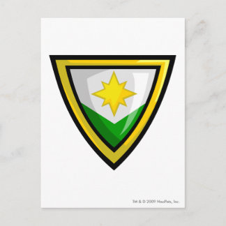 Cartão Postal Logotipo Brightvale da equipe