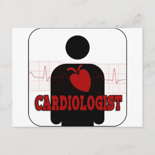 CARTÃO POSTAL LOGOTIPO CARDIÓLOGO