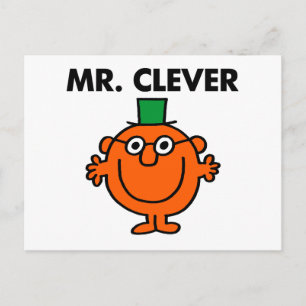 Cartão Postal Logotipo Clássico Mr Clever
