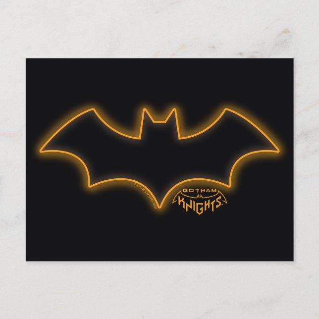 Cartão Postal Logotipo da Batgirl dos Gotham Knights (Frente)