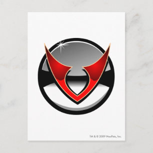 Cartão Postal Logotipo da Estação Espacial do Team Virtupets