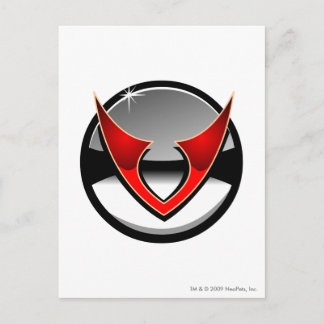 Cartão Postal Logotipo da Estação Espacial do Team Virtupets