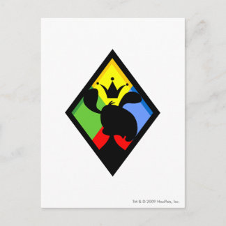 Cartão Postal Logotipo da Ilha do Team Roo