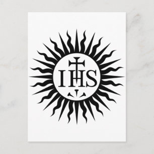 Cartão Postal Logotipo da Sociedade de Jesus (Jesuítas)