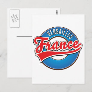 Cartão Postal Logótipo da Versailles France