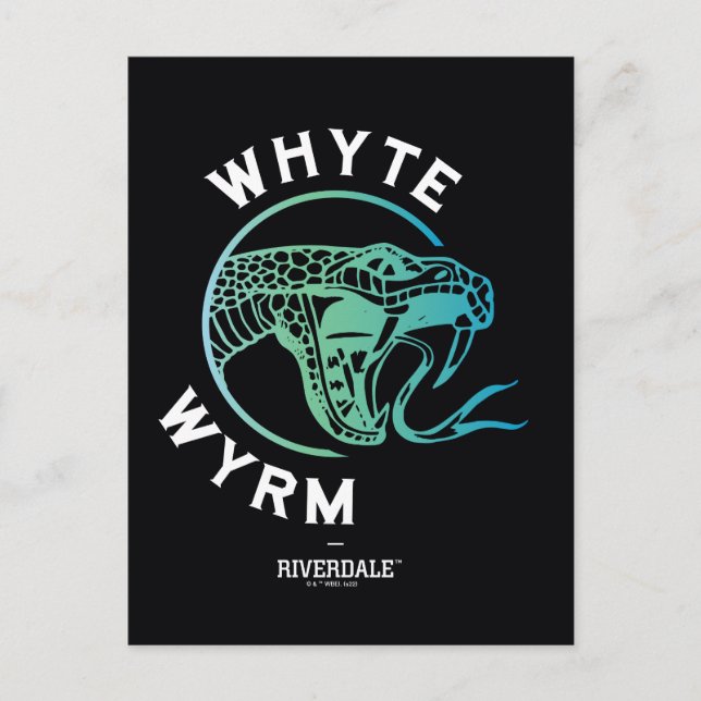 Cartão Postal Logotipo da Whyte Wyrm (Frente)