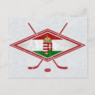 Cartão Postal Logotipo de Hóquei em Magyar húngaro