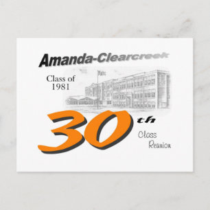 Cartão Postal Logotipo de reunião da classe 30 ACHS