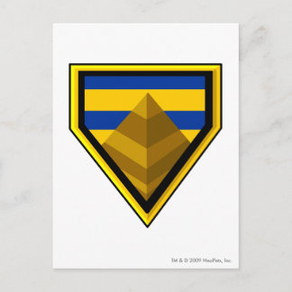 Cartão Postal Logotipo do deserto da equipe perdido