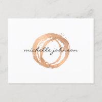 Logotipo do Designer de Círculos Pintados Dourado