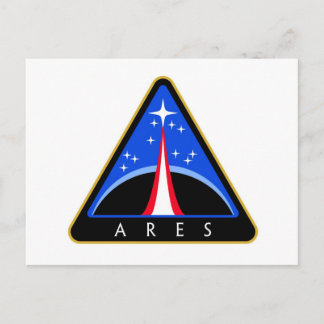 Cartão Postal Logotipo do foguete Ares NASA