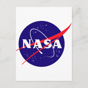 Cartão Postal Logotipo do Meatball da NASA