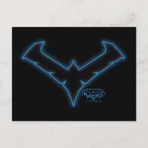Cartão Postal Logotipo do Nightwing dos Gotham Knights