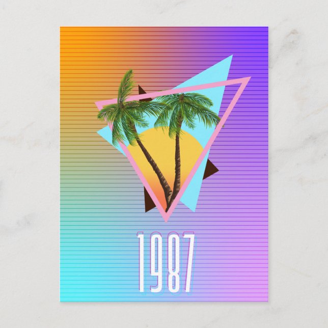 Cartão Postal logotipo do Paraíso de 1987 (Frente)