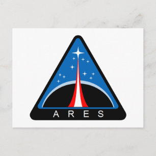 Cartão Postal Logotipo do Projeto Ares da NASA